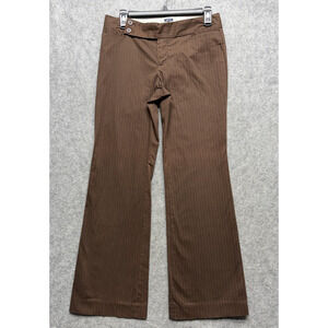 Vintage Gapstretch Pants Womens 2R Brown Modern Fit Flare Stretch Trousers Y2K